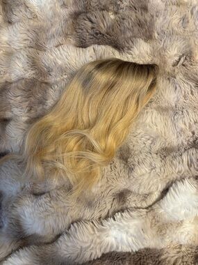 Blonde Clip-In Hair Topper - Natural Blonde